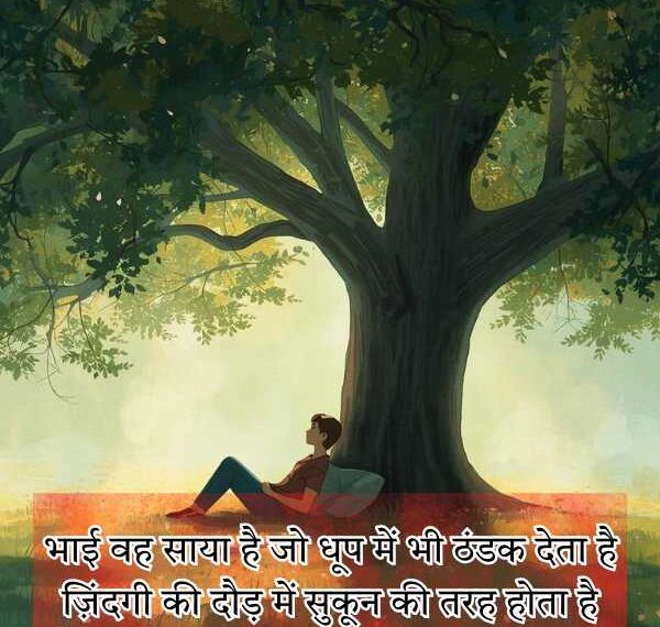 Heart Touching Brother Shayari in Hindi