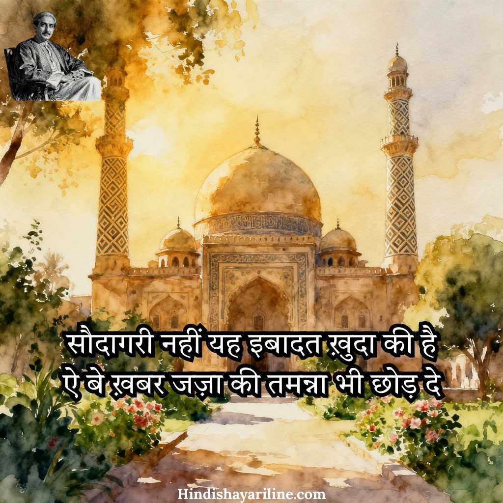 Allama Iqbal Islamic Shayari in Hindi