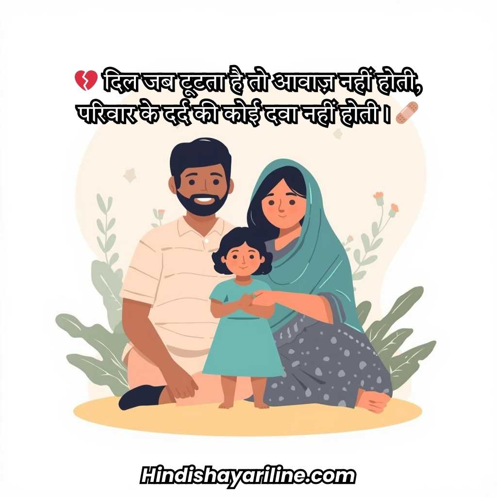 Family Caption in Hindi Words