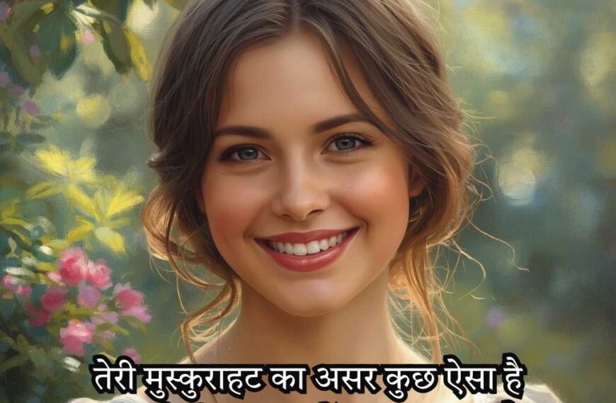 Best 2 Line Shayari on Cute Smile in Hindi