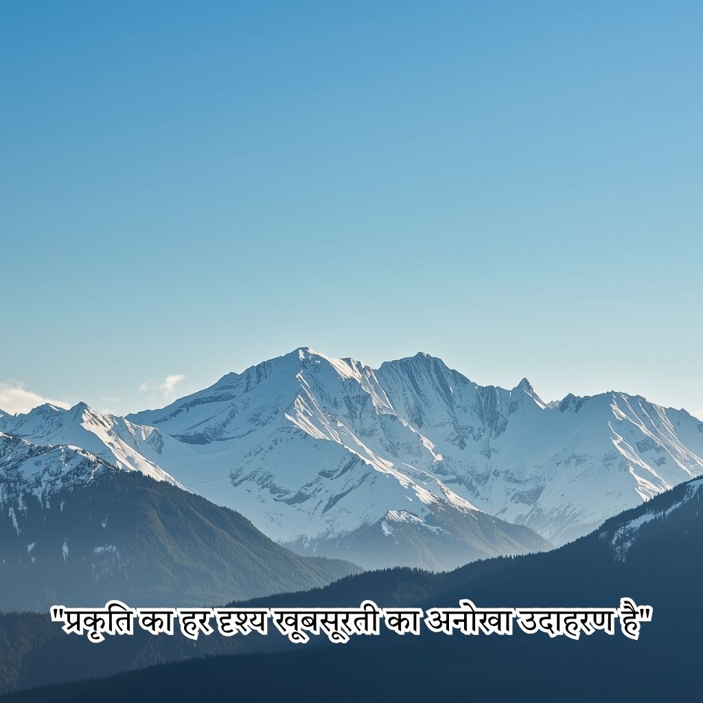 Nature Captions for Instagram in Hindi