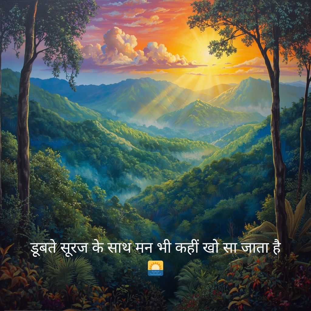 Nature Status in Hindi