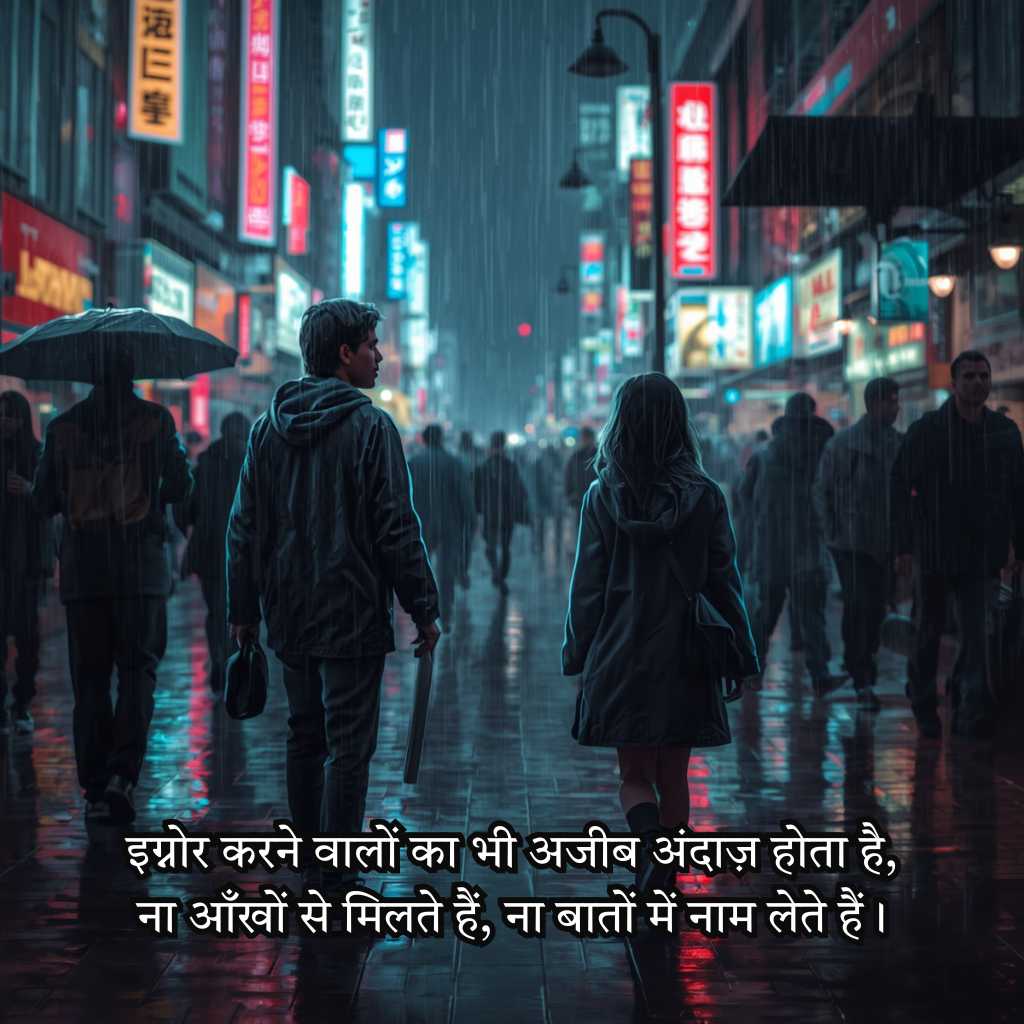 2 Line Ignore Shayari in Hindi
