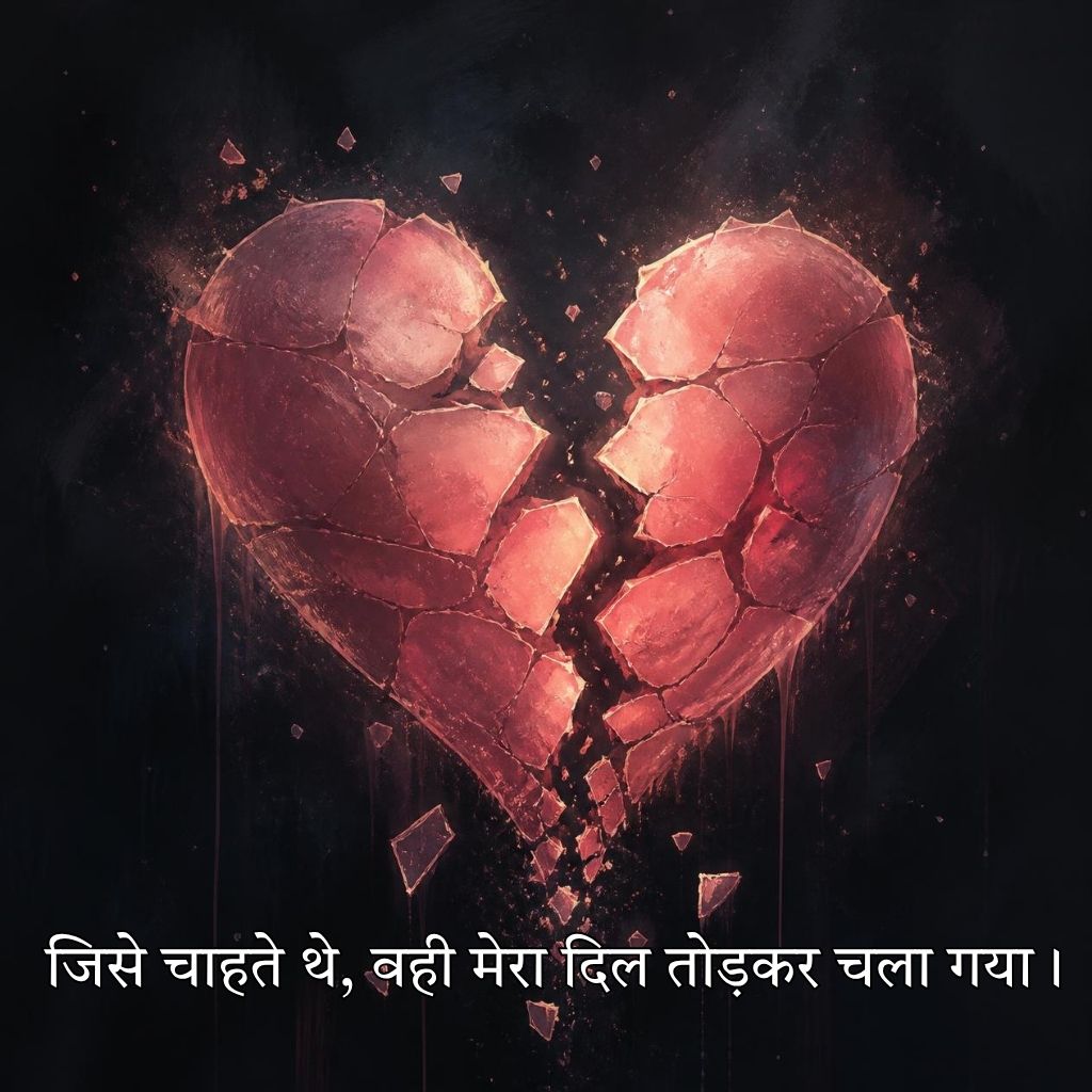 Heart Touching 1 Line Breakup Shayari in Hindi