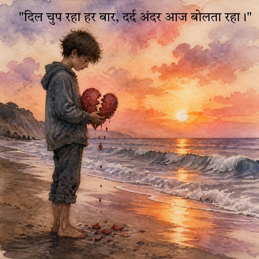 Painful Broken Heart Quotes in Hindi